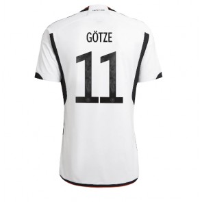 Tyskland Mario Gotze #11 Hjemmebanetrøje VM 2022 Kort ærmer